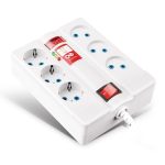 محافظ برق صوتی و تصویری 6 خانه پارت الکتریک مدل PE2060