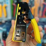 پرس شبکه میانگذر RJ-45 و RJ-12 مدل HT-718