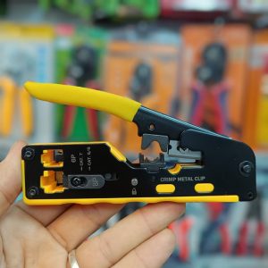 پرس شبکه میانگذر RJ-45 و RJ-12 مدل HT-718