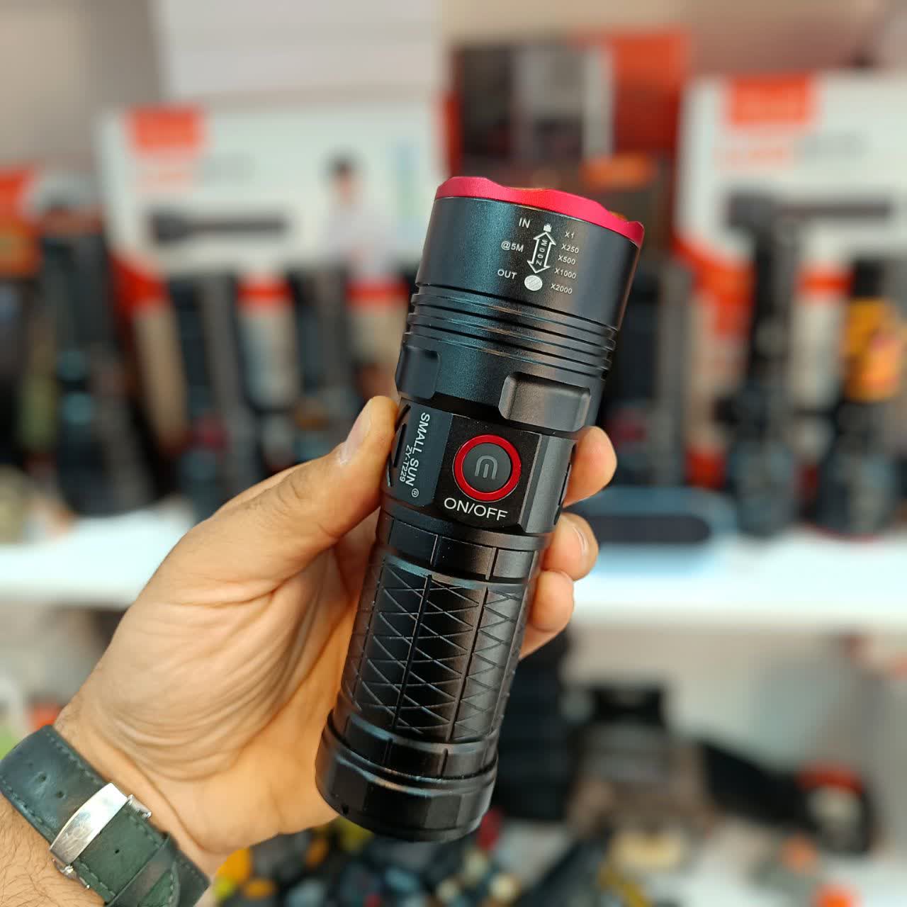 چراغ قوه T229 زوم دار پلیسی اسمال سان مدل ZY-T229
