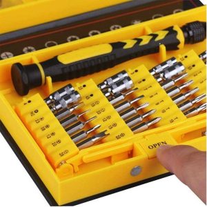 ست پیچ گوشتی 38 عددی تعمیرات موبایل و لپ تاپ مدل BST-8922