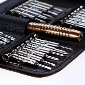 ست پیچ گوشتی کیف چرمی 25 عددی