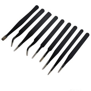مجموعه پنس 9 عددی آنتی استاتیک کیفی مدل ESD-9