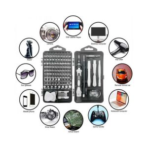 پیچ گوشتی 115 عددی تعمیرات موبایل و لپ تاپ