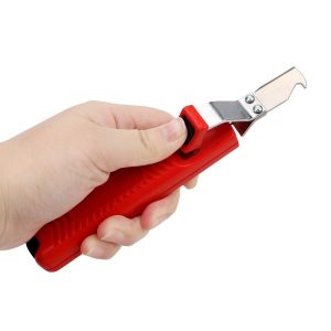 چاقو کابل لخت کن قلاب دار مدل MAX