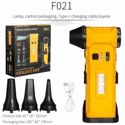 جت فن شارژی توربو دمنده مدل F021