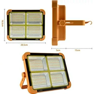 پروژکتور شارژی خورشیدی سولار کیانگ مدل KY-200W