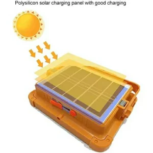 پروژکتور شارژی خورشیدی سولار کیانگ مدل KY-200W