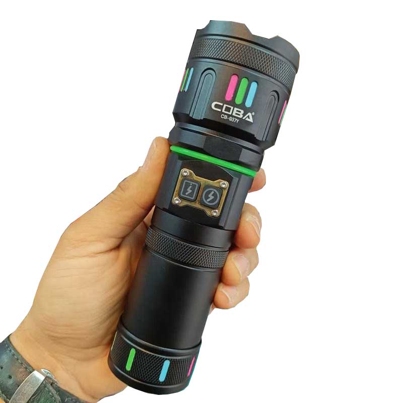 چراغ قوه پلیسی زوم دار کوبا مدل COBA CB-G37Y