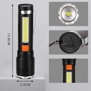 چراغ قوه پلیسی شارژی اسمال سان مدل Small Sun ZY-P12